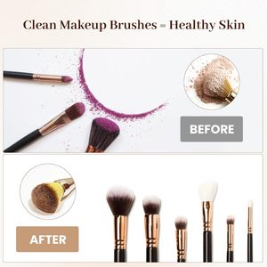 Machine de nettoyage et de séchage automatique pour pinceaux de maquillage, prise universelle, avec prise US, nettoyage et séchage super rapides pour un usage domestique - Product Image 4