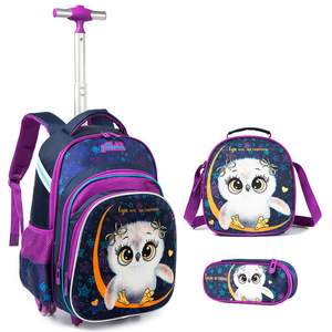 Sac à dos à roulettes <span class=keywords><strong>pour</strong></span> enfant, anti-Stress, dessin animé, valise à roulettes, nouvelle tendance 2021 - Product Image 1