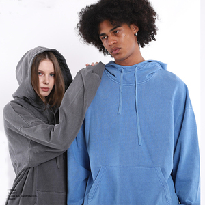 Custom Hoodie Sweatshirt Unisex Clothing Streetwear Long Sleeve Drop Shoulder <b>Men</b> Womenoversized <b>Pullover</b> Hoodie - Product Image 2