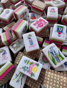 Ensemble de mahjong américain haut de gamme en acrylique sculpté à 4 couches, 160 tuiles, jeu de mahjong de collection de qualité supérieure, en stock, expédition rapide - Product Image 1
