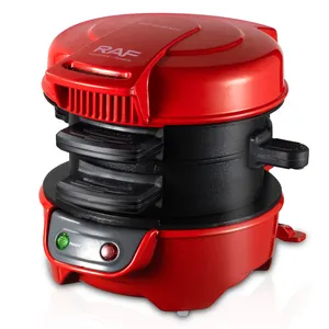 Multifunzione antiaderente piccola griglia elettrica per Hamburger doppia macchina per Sandwich da colazione Grill elettrico tostapane Burger Maker