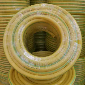 Pipa Fleksibel 3/4 Inci 18Mm, Selang Taman Air PVC Pipa Fleksibel Hijau Biru Kuning, Dapat Disesuaikan 30 Meter