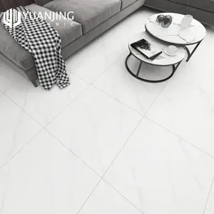 Foshan 공장 도매 타일 800x800mm 화이트 웹 인기있는 미끄럼 방지 전신 대리석 바닥 도자기 타일 봐 - Product Image 5
