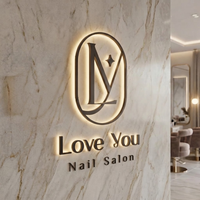 Letrero LED Personalizado con Logotipo, Letrero LED con Logotipo Personalizado, Letrero Publicitario LED Personalizado, Letrero Luminoso de Pared para Restaurante