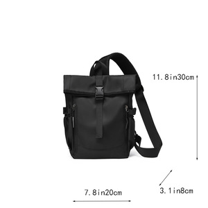 Nouveau sac à bandoulière de style japonais pour hommes, sac à bandoulière de grande capacité, sac d'ordinateur étanche pour les déplacements et le sport - Product Image 2