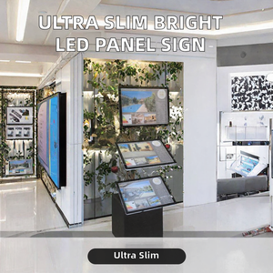 Caja de Luz LED Acrílica Rectangular para Publicidad, Letrero Luminoso Ultra Delgado Colgante para Promoción Inmobiliaria en Interiores - Product Image 2