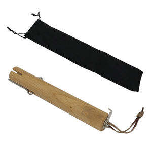 Fourchettes de barbecue rétractables de bonne qualité ménage Portable en forme de U Hot Dog bâton de guimauve avec manche en bois - Product Image 2