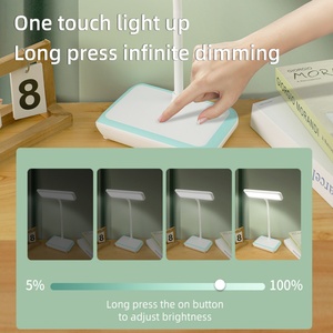 Lampe de lecture de bureau moderne de luxe en gros, lampe de table portable sans fil rechargeable pour étudiant - Product Image 4