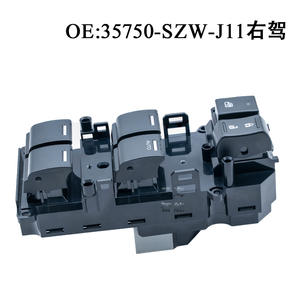 Interruptores de Elevalunas Eléctricos para Honda Accord 35750-SZW-J11, Interruptor Combinado Nuevo para Uso Automotriz, Ajuste Directo - Product Image 1
