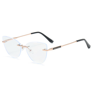 Gafas de Sol Cat Eye SPOEN con Marco de Metal Dorado, Lentes de Resina Anti-Reflejantes, Gafas Decorativas de Moda para Mujer - Product Image 5