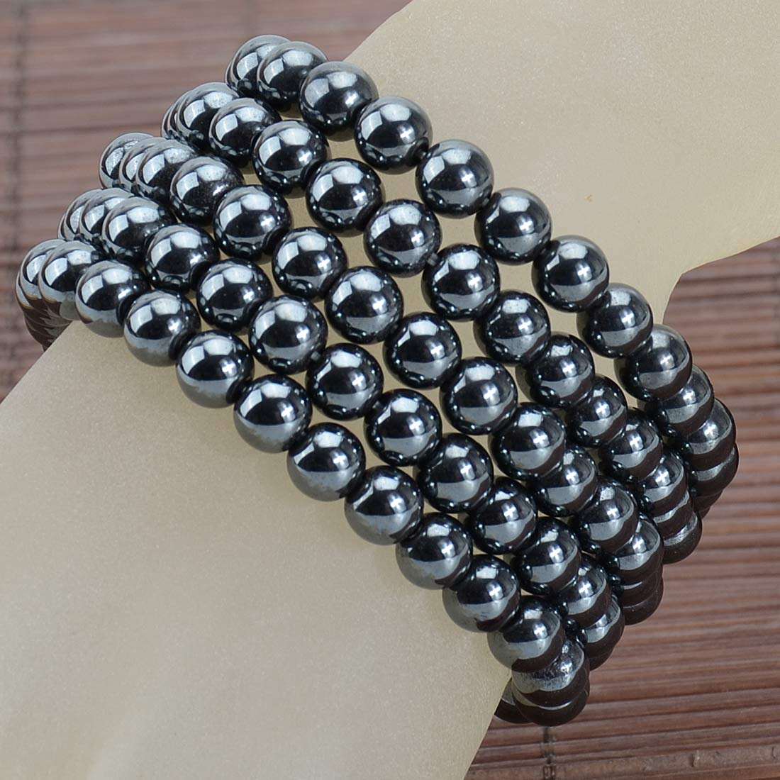 Black -  8mm hematite