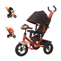 Poussette tricycle 4 en 1 pour enfants, vélo tricycle pour bébé, pas cher