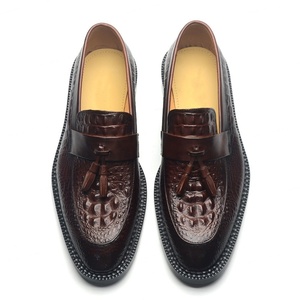 Nuevo Modelo 2025, Zapatos Formales de Negocios para Hombre, Transpirables, con Diseño de Parches, Antideslizantes, de Cuero Vacuno, Impermeables, para Otoño - Product Image 6