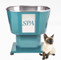 Baignoire de lavage pour chien en acier inoxydable EUR PET, baignoire pour le bain, baignoire de toilettage pour chiens et chats