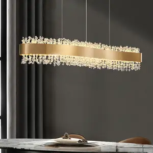 תוצרת סין מלבן צורת מודרני עיצוב Led תליית מנורת אירופאי זכוכית כדור נברשת תליון אורות לסלון