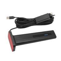 Amplificateur de signal d'antenne TV numérique intérieure et extérieure amplifié jusqu'à 275 miles supportant 8K 4K Full HD avec câble coaxial de 16 pieds