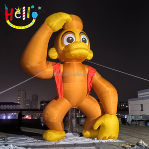 Động vật dễ thương phim hoạt hình linh vật phim hoạt hình mô hình <span class=keywords><strong>Inflatable</strong></span> khỉ cho quảng cáo sự kiện - Product Image 4