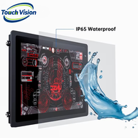 Monitores de Pantalla Táctil LCD de Mayor Brillo de 10/21.5 Pulgadas para Uso Industrial Integrado, Monitor Industrial Resistente al Agua IP65