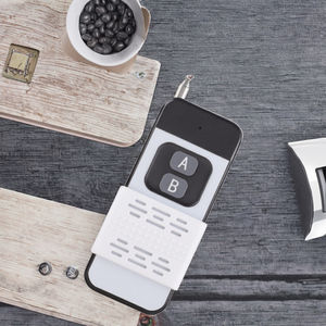 433 MHz Wireless Smart Home sistema <span class=keywords><strong>telecomando</strong></span> interruttore AC220V 30A 1CH relè ricevitore 500M trasmettitore per porta del Garage motore - Product Image 3