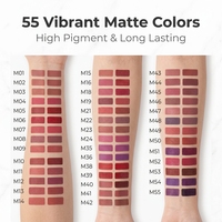Gloss à lèvres personnalisé avec logo de marque privée, 56 couleurs, teinte à lèvres longue tenue, vente en gros, rouge à lèvres liquide, produits de beauté, gloss