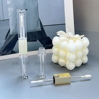 Emballage cosmétique en ABS moulé par injection pour gloss à lèvres double embout carré personnalisé, vente en gros