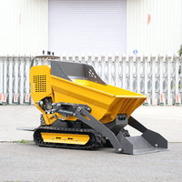OEM ODM Hochwertige hydraulische 500kg Mini Garden Compact Track Gummi Crawler Dumper zu verkaufen