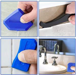HAIHUA Qualité Industrielle ODM Personnalisé Silicone Remover Jointoiement Outil Scellant Coupe Coulis Raclette Kit Salles De Bains Fenêtres - Product Image 4