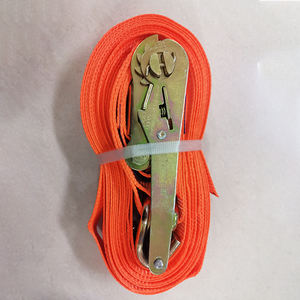 ラチェットラッシングストラップポリエステル1〜24トン高品質リフティングスリングウェビング - Product Image 1