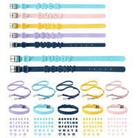 Collier personnalisé en PVC pour animaux de compagnie avec étiquette nominative, réglable et étanche pour chien et chat - Vente en gros directe usine