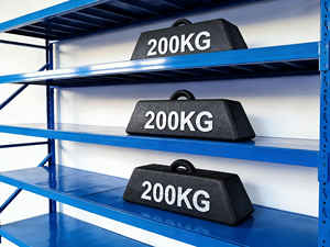 Étagères métalliques réglables sans boulons, unités d'étagères de stockage d'entrepôt de moyenne capacité populaires, étagères empilables sans boulons pour l'acier - Product Image 4