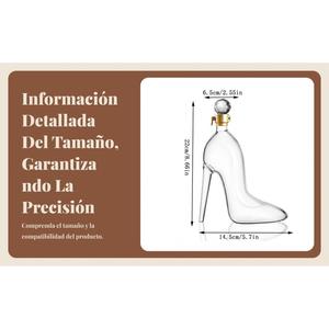 Decantador de whisky con forma de botella de vino de tacones altos, botella de vino con burbujas, botella de ron y vodka, regalo único para hermano o padre - Product Image 5