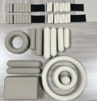 Haltères esthétiques marron avec revêtement en silicone souple, poids de main pour la maison, le Pilates, l'entraînement quotidien et l'affichage en studio