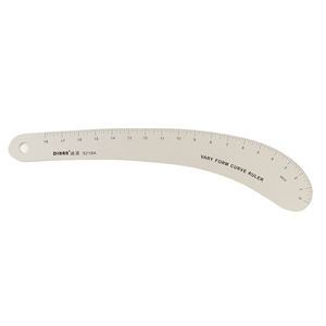 DIHAN Metric Two Sided L-Square French Curve Ruler - Multifunction Pattern Making Tool