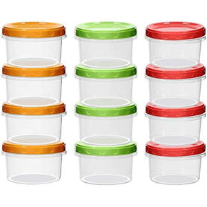 Ensemble de 24 contenants de stockage alimentaire multifonctionnels pour cuisine, hermétiques, écologiques, sans BPA, en PP moulé par injection, avec couvercles - Product Image 1