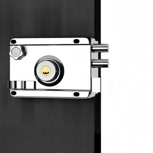 <span class=keywords><strong>Serrure</strong></span> <span class=keywords><strong>de</strong></span> porte principale et <span class=keywords><strong>de</strong></span> porte extérieure/intérieure en acier inoxydable durable, antivol, à clé, pour dortoir - Product Image 5