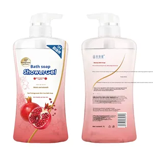 Gel Douche Herbal Grande Capacité Camélia Parfum Grenade Rouge Lavant Corporel Hydratant Mousse de Bain pour Toute la Famille - Product Image 5