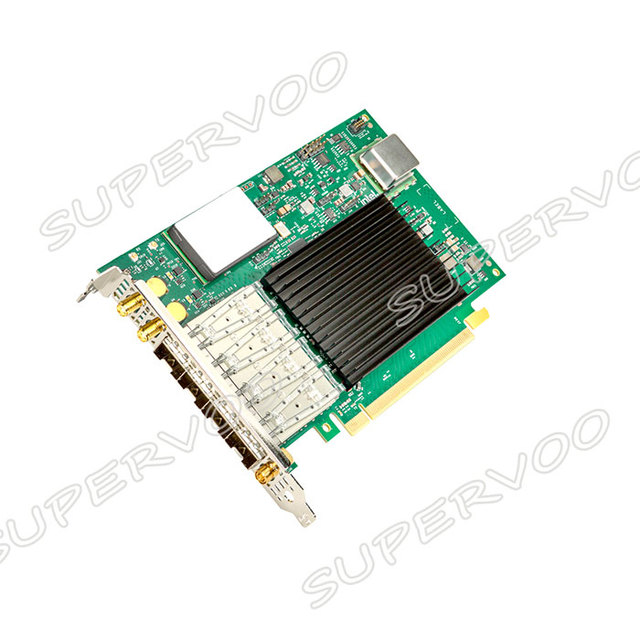 E810-XXVDA4T W/1588 PTP/SyncE/GNSS IEEE 1588 PTP, SyncE, and GNSS, PCIe Network Adapter