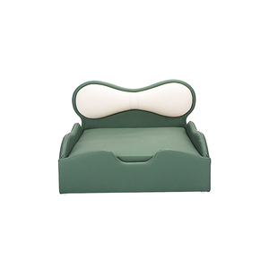 Cama para mascotas personalizable con estilo 2024, algodón lavable suave de lujo con piel sintética de goma de terciopelo, diseños para mascotas pequeñas - Product Image 2