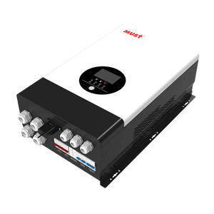 Onduleur hybride MUST PV3900 TLV 10KW 12KW 48VDC 110V/220V, prise en charge du parallélisme, onduleur basse fréquence à phase divisée - Product Image 3