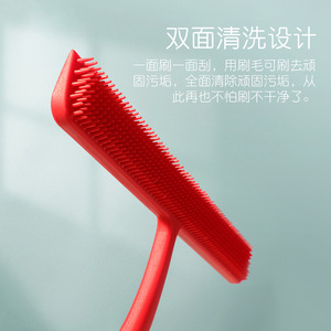Silicone Window Cleaner Dual Side <b>Brush</b> Multi Functional For Housekeeping Cleaning - Product Image 4