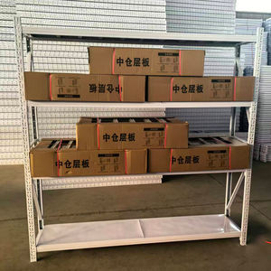 أنظمة رفوف فولاذية صناعية خفيفة الوزن بخمسة مستويات، رفوف معدنية قابلة للطي للمستودعات وتخزين البضائع على المنصات - Product Image 2