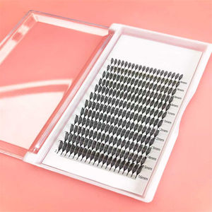 Extensiones de Pestañas PREMADE Spike Anime Feathered Comic Spire 0.07 D 8-15mm Súper Negro Mate, Efecto 3D Más Suave, Cruelty-Free - Product Image 5