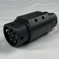Adaptateur GBT 16A 32A AC 22kW monophasé ou triphasé vers prise de charge EV Type 2