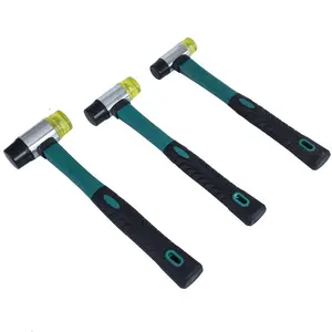 Hot Sale Hammer Tools Fiberglass Handle Rubber Mallet Hammer