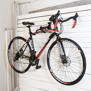 Support <span class=keywords><strong>mural</strong></span> en acier allié pour <span class=keywords><strong>vélo</strong></span> Crochet de rangement pliable pour garage Support intérieur <span class=keywords><strong>horizontal</strong></span> pour vélos de route de montagne d'extérieur - Product Image 5