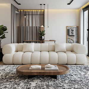 Sofá moderno de veludo macio verde, conjunto de sofá secional modular para sala de estar, apartamento e hotel, <span class=keywords><strong>3</strong></span> lugares - Product Image 2