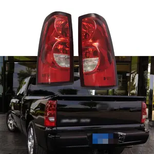 15273473 Red Tail Lights Brake Lamps Fit For 2003-2006 Chevrolet Silverado 1500 2500 3500