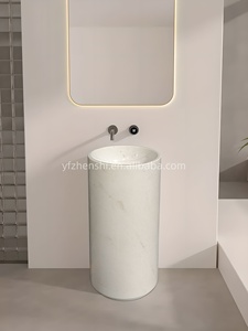 Precio al por mayor, <span class=keywords><strong>lavabo</strong></span> <span class=keywords><strong>de</strong></span> mano <span class=keywords><strong>de</strong></span> mármol, pedestal <span class=keywords><strong>de</strong></span> piedra, fregadero <span class=keywords><strong>de</strong></span> cocina y baño, fregadero <span class=keywords><strong>de</strong></span> mármol modificado <span class=keywords><strong>de</strong></span> pie - Product Image 3