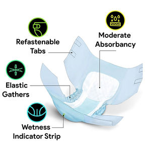 Hauchdünne Bedruckte Beinwell-Windeln für Erwachsene, Atmungsaktiv und Einweg, für Senioren, Großhandelsposten, Hergestellt für Ältere mit Inkontinenz - Product Image 2