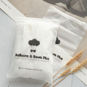 生分解性エコPVC <span class=keywords><strong>EVA</strong></span>つや消しクリアジッパープラスチック包装透明スライドジップロックバッグ衣類用 - Product Image 3